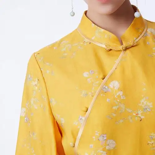 盖娅传说新品旗袍现代时尚减龄中国国风改良连衣裙