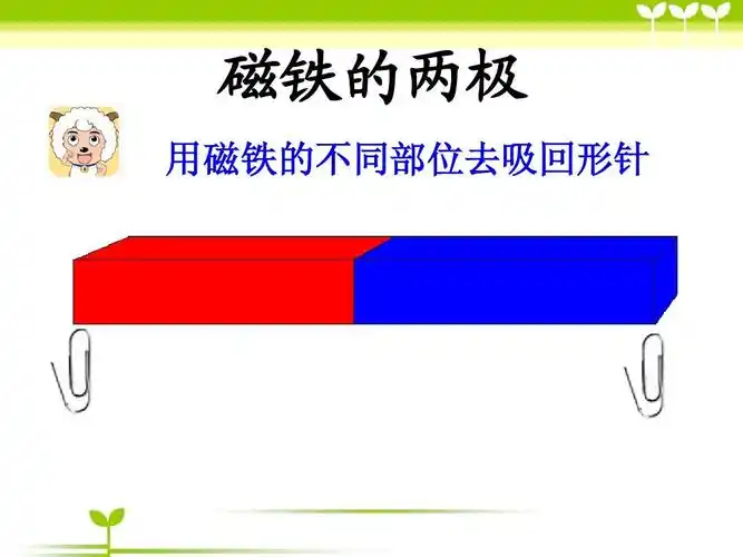 小学三年级下册科学 第四单元第三课 《 磁铁的两极》ppt