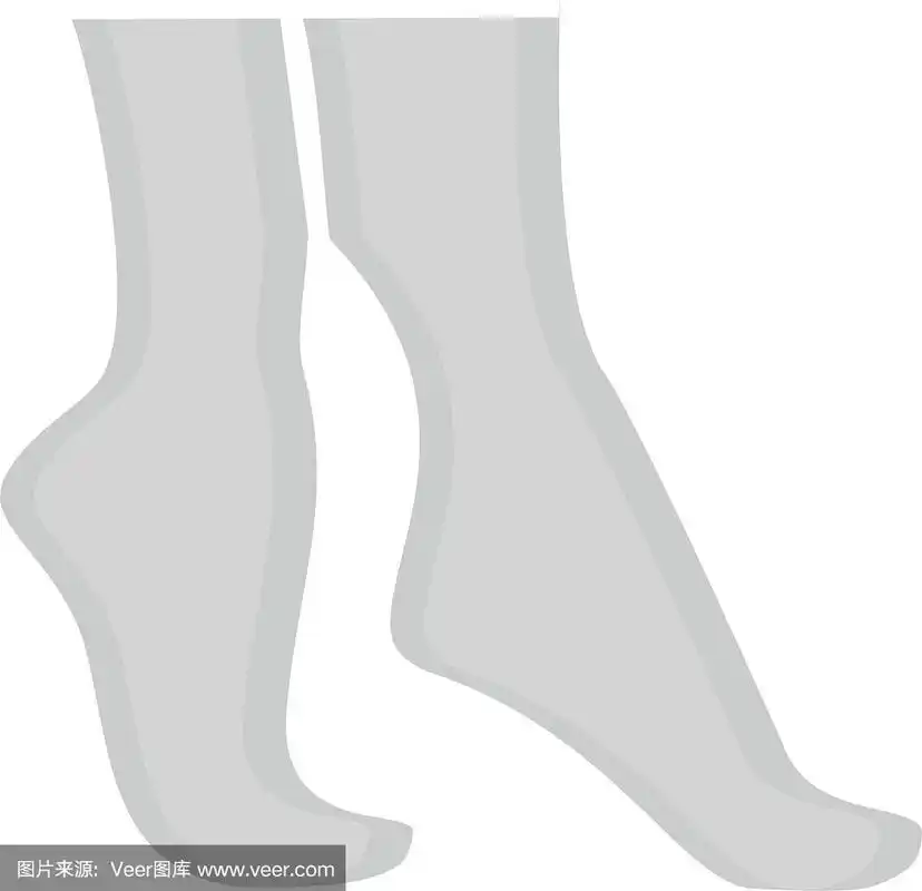 踮着脚尖,矢量,概念,图像,赤脚