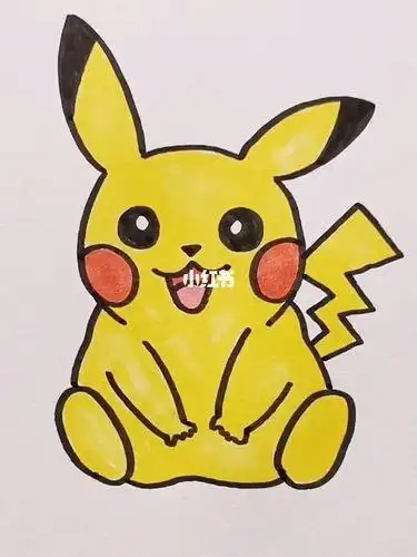 画皮卡丘萌萌哒皮卡丘儿童画图片皮卡丘简笔画图片皮卡丘简笔画壁纸