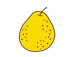 水果梨子简笔画