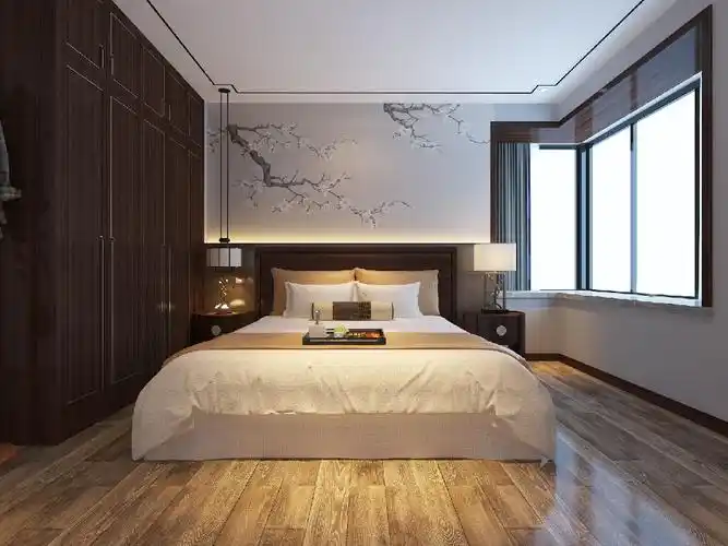 145㎡中式现代三居装修案例_效果图_土巴兔装修网