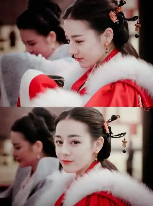 迪丽热巴的红衣古装造型,白凤九,烈如歌,狐妖小红娘,都好美啊_红色