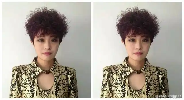 小卷烫全头依然是秋冬烫发首选洋气时尚生活美