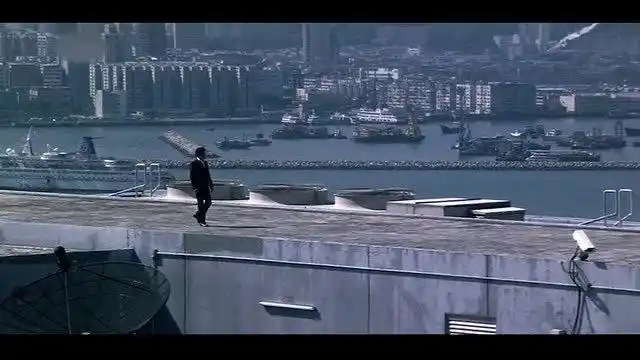 《无间道》天台经典桥段