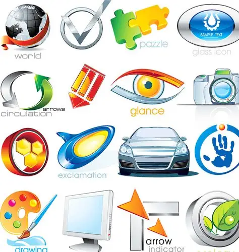 3d立体logo图标图片