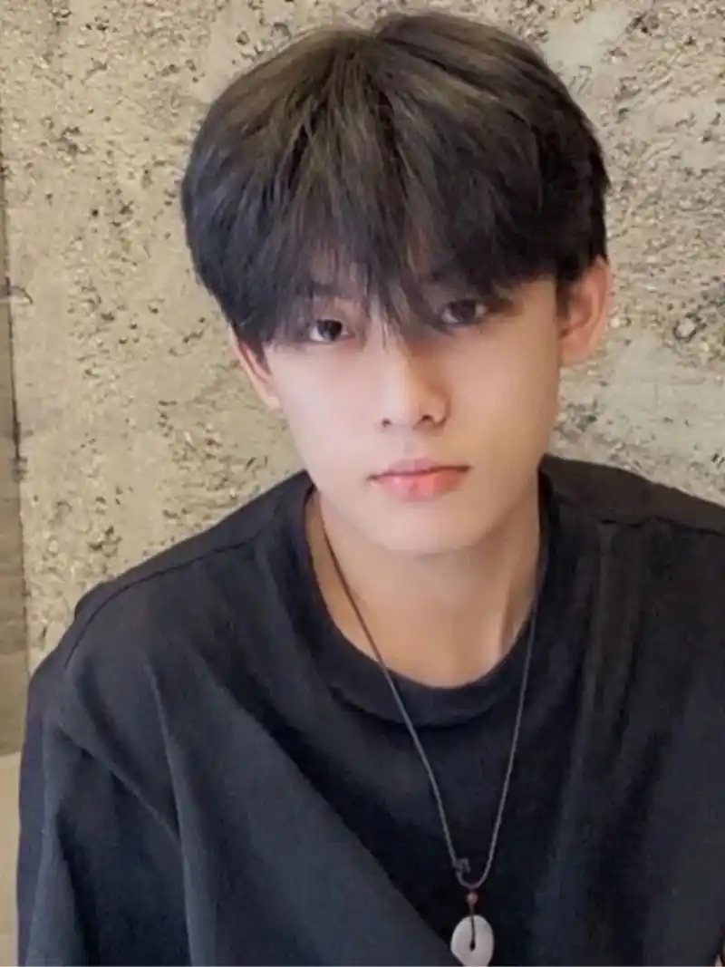 显发量 男士发型 男生发型 韩系发型 品白发色 蓬松气垫烫男生发量少