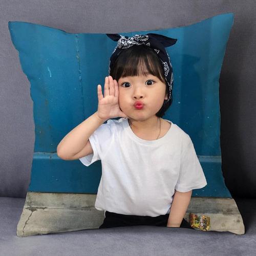 权律二韩国兔子妹ins恶搞可爱表情包周边抱枕diy创意定制照片靠垫