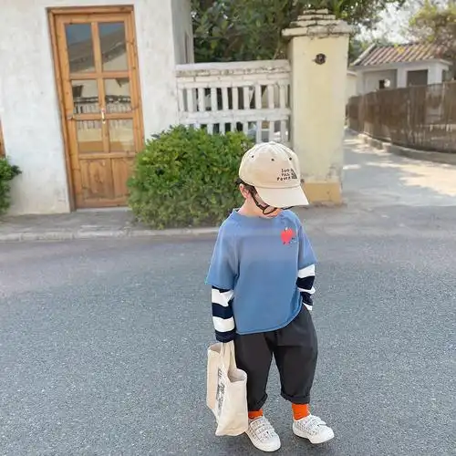 儿童卫衣允儿妈男童薄款童装个性潮流卫衣小童男宝宝可爱洋气上衣