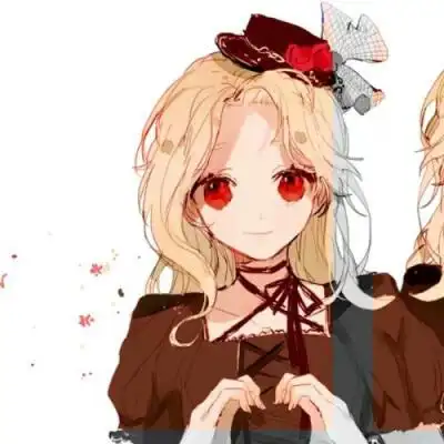 动漫闺蜜女生比心头像