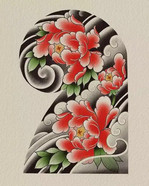 老传统牡丹花半甲绘画教程