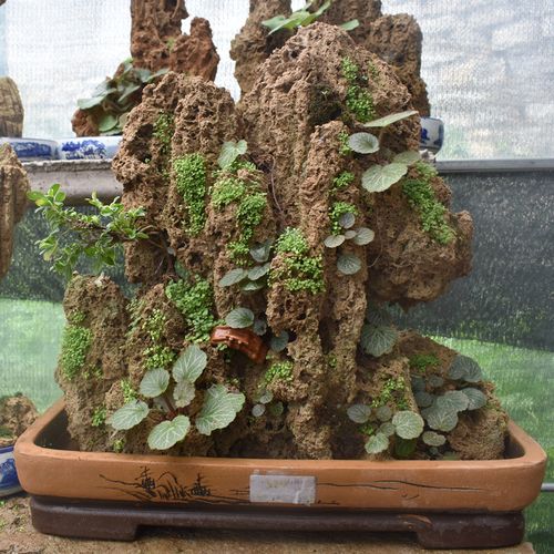 中小型水秀装饰流水悬崖造景石造景原石假山奇石其它园艺用品