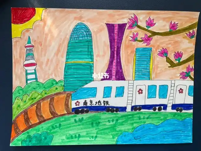 简单的画 和南京地铁的那些故事 坐着地铁回家啦