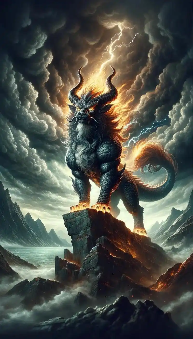 麒麟合体集合.#异兽 #上古神兽 #ai绘画 #麒麟 #图文 - 抖音