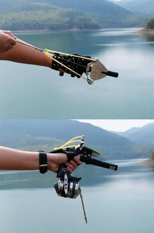 直营射鱼器神器新款射鱼神器鱼镖弹弓鱼标鱼枪弹工射鱼器高精度鱼鳔套