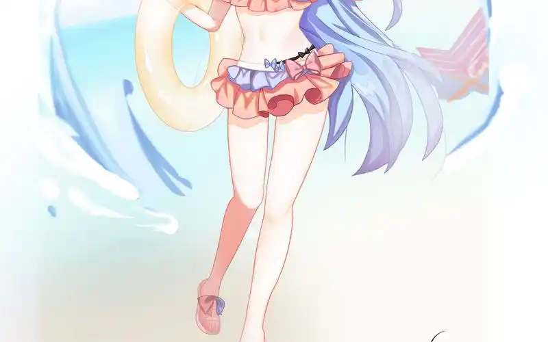 【板绘录像】oc立绘⑤|泳装-p1