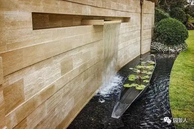 60款绝美水景墙墙势来袭半亩方塘一鉴开天光云影共徘徊问渠那得清如许