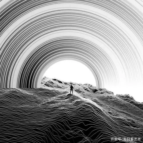 线条的张力,美国艺术家tim maxwell绘画作品