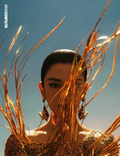 李冰冰周也时尚cosmo四月刊封面##李冰冰周也双a