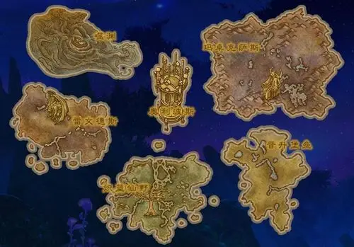 魔兽世界90暗影国度暗影界地图结构介绍