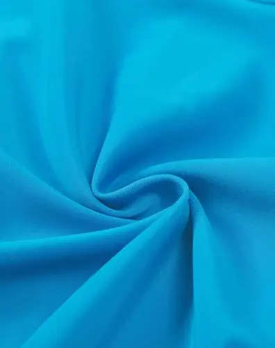 简约舒适 女士湖蓝裙式连体平角泳衣 收腰显瘦