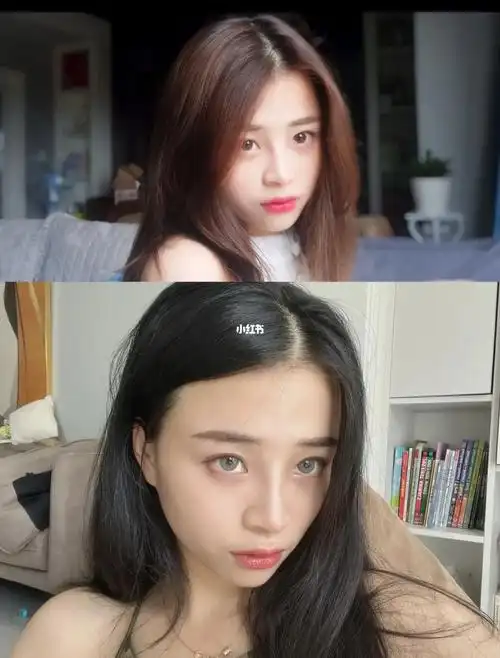 上下照片五年对比