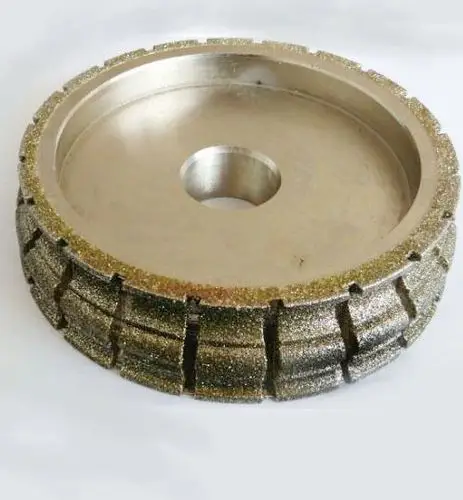 电镀金刚石石材砂轮磨轮定制轮滚成型修整大理石金刚轮