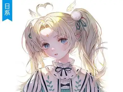 【artstudio教程】森系双马尾少女歪头杀头像教程