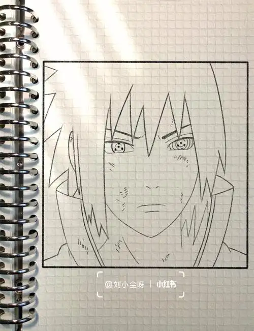 还在下……#绘画教程  #简笔画教程  #动漫手绘  #火影忍者  #笔记