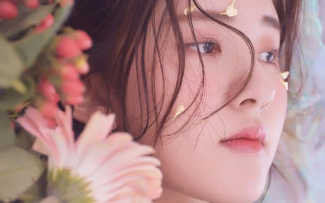 赵露思优雅迷人写真桌面壁纸