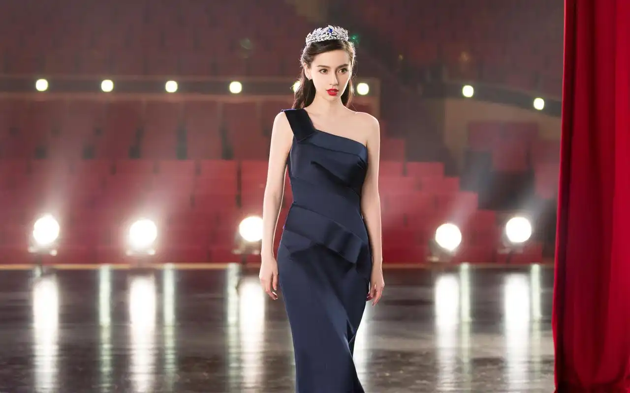 angelababy性感露肩礼服写真高清图片壁纸_大陆明星_壁纸下载_美桌网