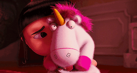 在小黄人电影中也有独角兽的身影,而艾格尼丝和他的互动也是特别可爱!