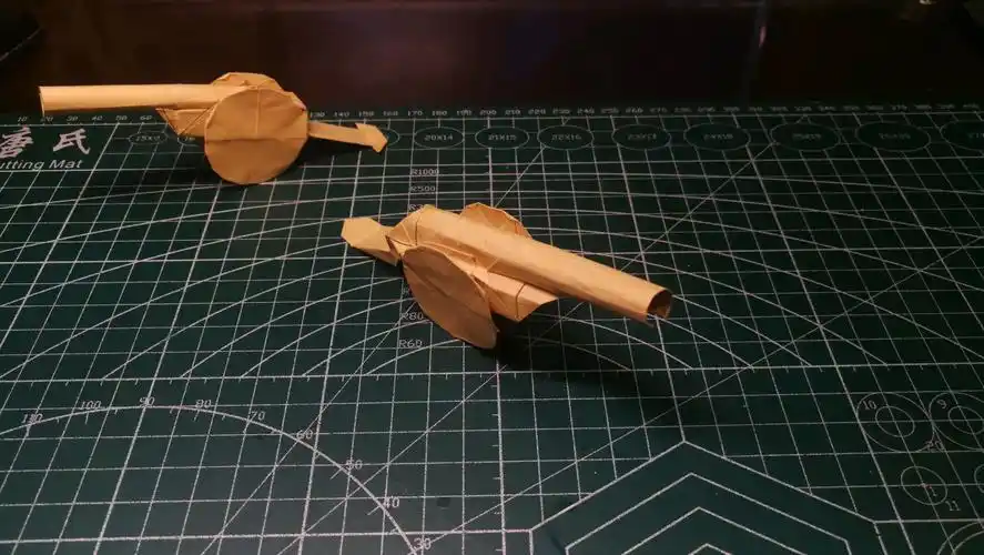 可发射炮弹的大炮怎么折纸