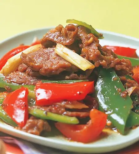 豉椒炒牛肉::食谱