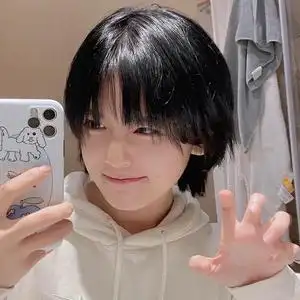 短发假发女圆脸减龄自然全头套式日系中性酷帅气学生波波头假发套