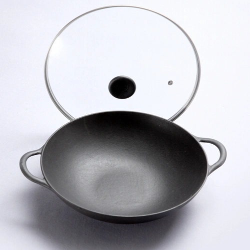 jill may 铸味 铸铁双耳炒锅 30cm *2件