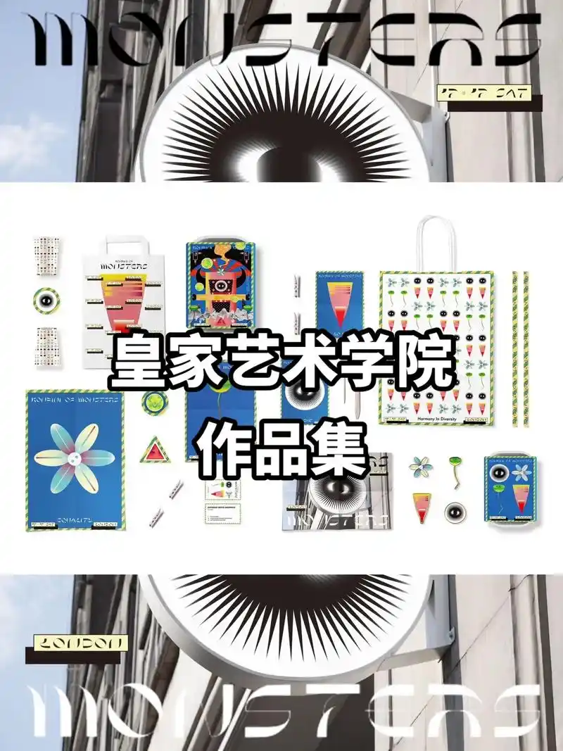 97皇家艺术学院优秀作品集07|视觉传达.7415作者:xufe - 抖音