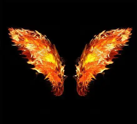 火焰-燃烧的翅膀.psd格式 5500x5000像素【链接
