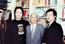 汤晓丹与儿子汤沐海,汤沐黎在一起