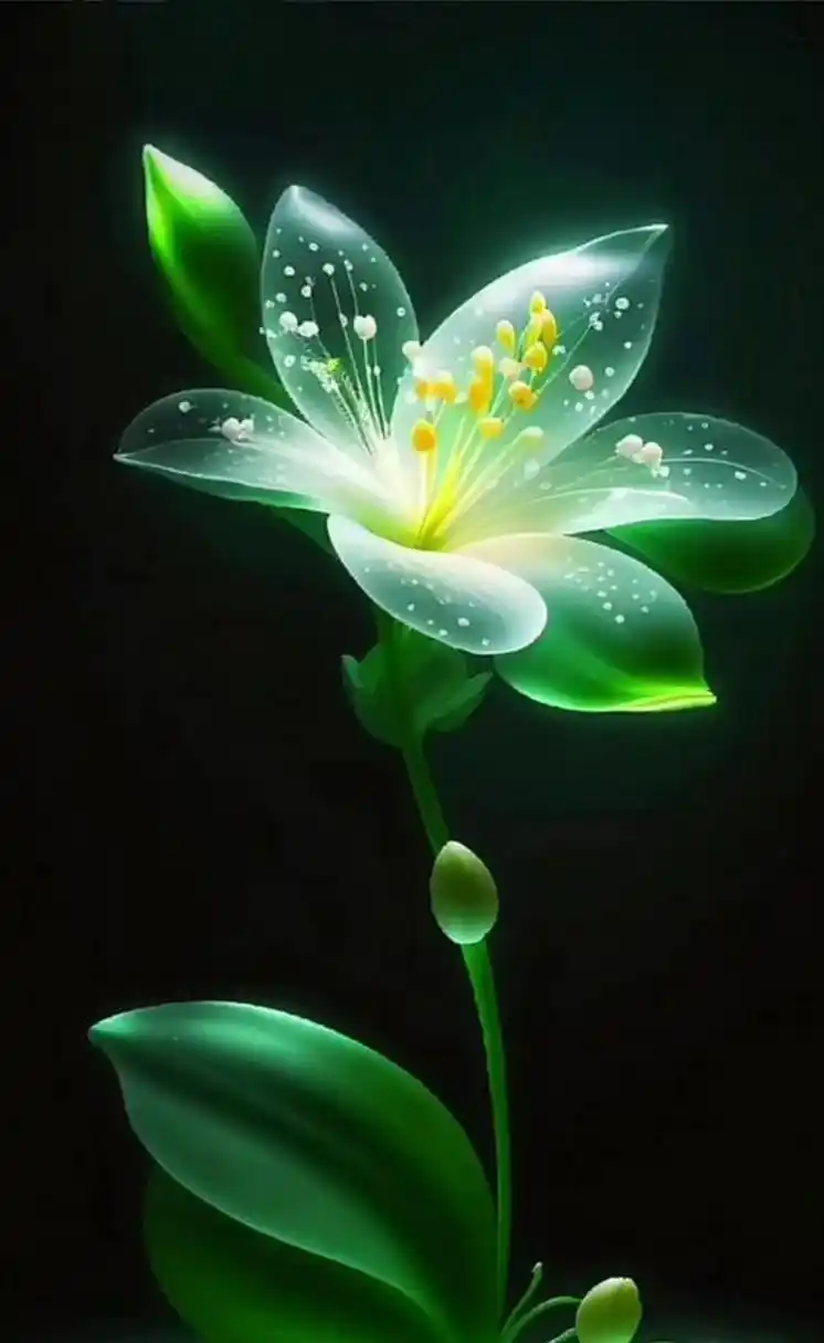 唯美壁纸,蝶花共舞