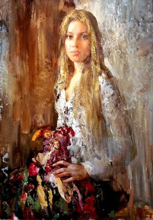 【转载】俄罗斯 nikolay blokhin 的人物画(1)