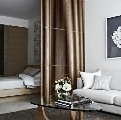 北欧室内客厅隔断效果图