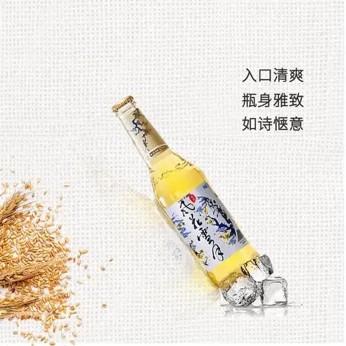 云南特产风花雪月啤酒325ml大理啤酒淡啤国产啤酒