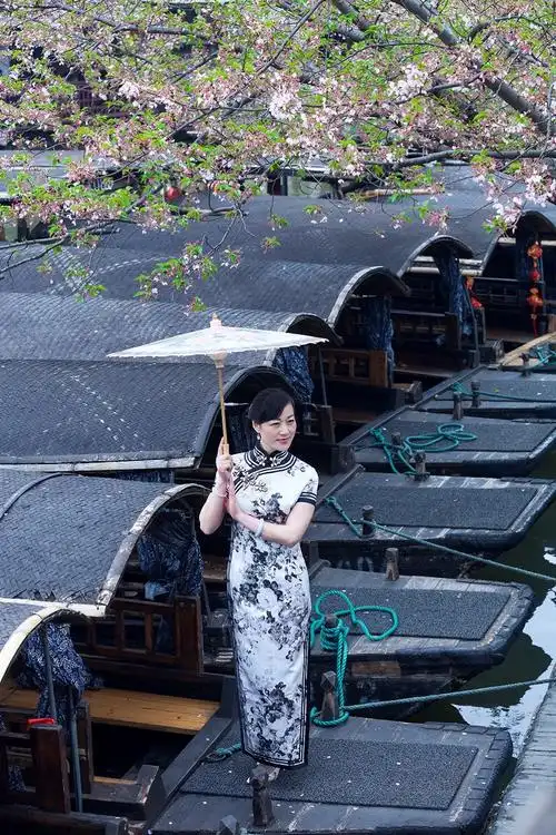 水墨江南,旗袍女子的情结!