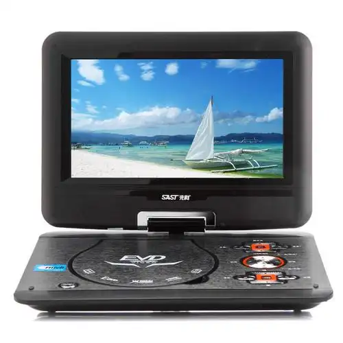 1寸移动dvd 便携式evd影碟机高清屏带小电视播放机(黑色) 京东自营