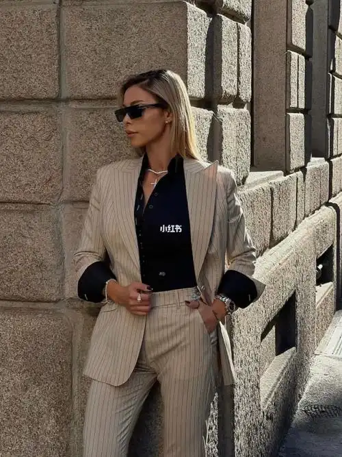 女士西装穿搭分享