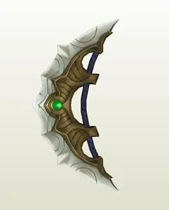 英雄联盟lol 荒漠屠夫 雷克顿(鳄鱼)主战武器 1:1 3d纸模型diy