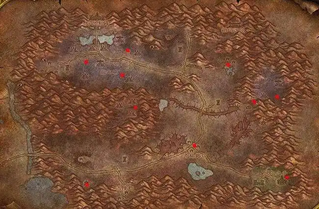 魔兽世界怀旧服黑莲花采集知识深入研究附黑莲花地图刷新点标注