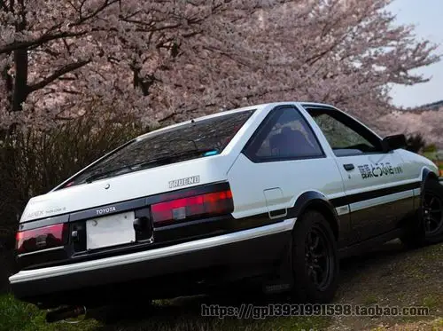 丰田ae86车尾贴斯巴鲁brz贴纸拓海改装汽车头文字d豆腐店车贴3