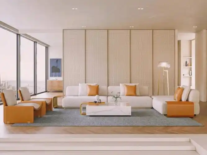 装修灵感今年流行这样的客厅设计71